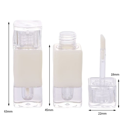 Plastic Lip Gloss Stick Empty Tube Container with Customized Logo and 2.6ML Capacity