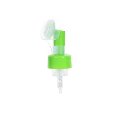 Wholesale 42mm/43mm Foam Pump With Silicone Brush Head Dispenser For Cosmetic