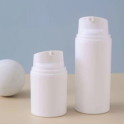 Classic Type 30ml 50ml 100ml White Airless Pump Bottle For Personal Care