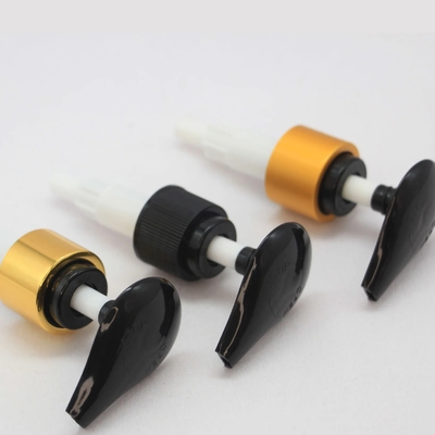 Big-Head Cap 28 / 410 Aluminum Collar Lotion Dispenser Pump For Personal Care
