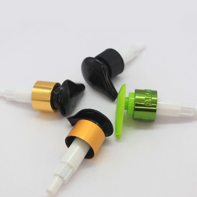 Big-Head Cap 28 / 410 Aluminum Collar Lotion Dispenser Pump For Personal Care