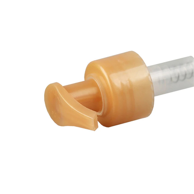 Yellow Appearance 28 / 410 Lotion Dispenser Pump For Shampoo Skincare