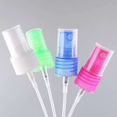 18 / 410 Plastic Fine Mist Sprayer for Bottles in Multiple Colors Screw