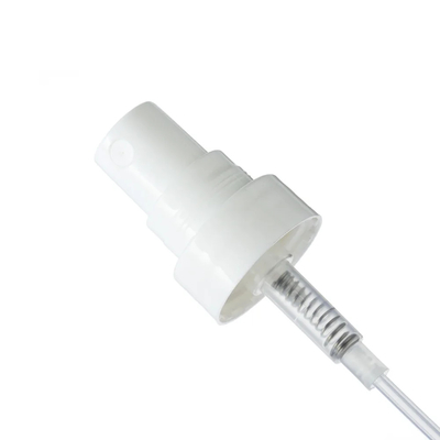 White Classic Double Step 18 / 410 Fine Mist Sprayer For Cosmetic And Durable Plastic Type PP