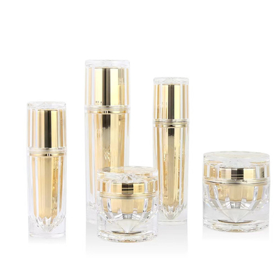 Customized Acrylic Bottle Jar Set for Cosmetic Packaging 30ML 50ML 100ML 30G 50G Perfect