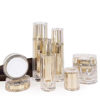 Customized Acrylic Bottle Jar Set for Cosmetic Packaging 30ML 50ML 100ML 30G 50G Perfect