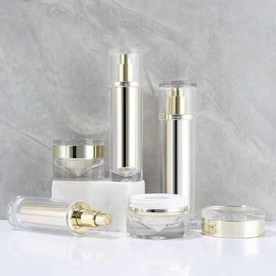 Customized Luxury Empty Acrylic Cosmetic Packaging Bottles 30ML 50ML 100ML And Jars 30G 50G