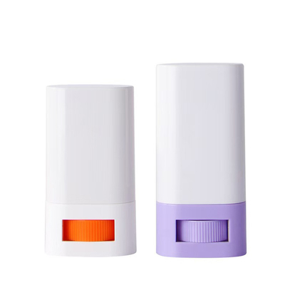 15G 20G Empty Plastic Deo Stick With Roller For Deodorant Balm Customized Printing Bottom Filling