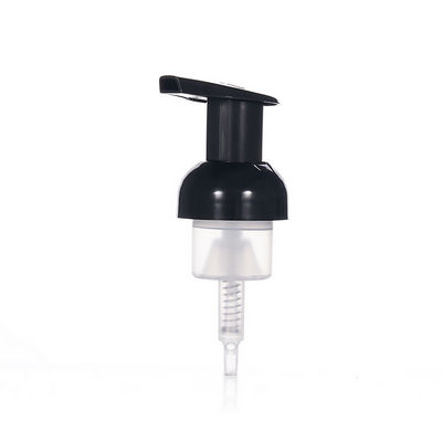 Black Foam Pump Dispenser for Facial Cleanser and Cosmetic Bottles