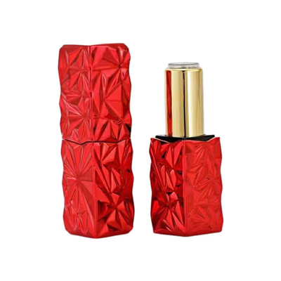 16.5*120.35mm Crease Electroplating 5g Pretty Lipstick Tube Container for Makeup