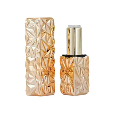 16.5*120.35mm Crease Electroplating 5g Pretty Lipstick Tube Container for Makeup