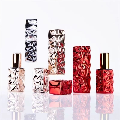 16.5*120.35mm Crease Electroplating 5g Pretty Lipstick Tube Container for Makeup