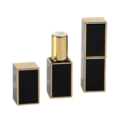 8g Ended Square Shape Lipstick Tube Container with Customizable Logo and Screen Printing