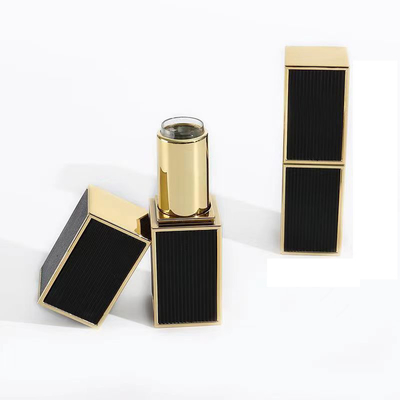 8g Ended Square Shape Lipstick Tube Container with Customizable Logo and Screen Printing