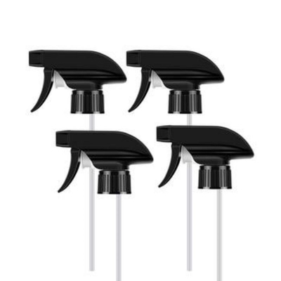 Screw Closure All Plastic Black Trigger Sprayer 28/410 for Bottle Cleaning