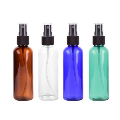 PERFUME 100ml Spray Bottle for Cleaning Washing Skincare in Multiple Colors PET Plastic