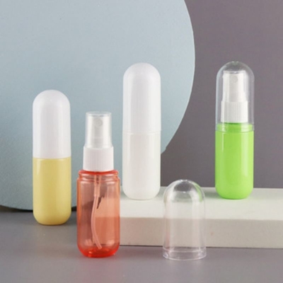 Special Oval Design 30ml Plastic PP Bottle for Liquid Products in Cosmetic Packaging
