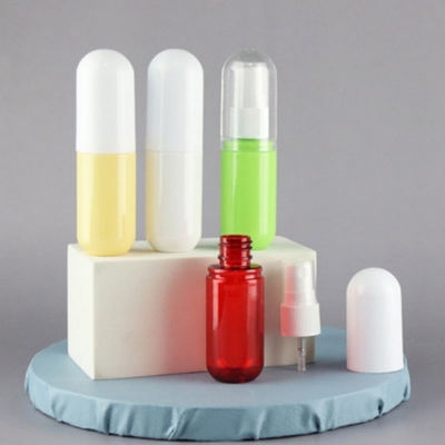 Special Oval Design 30ml Plastic PP Bottle for Liquid Products in Cosmetic Packaging