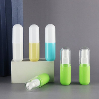 Special Oval Design 30ml Plastic PP Bottle for Liquid Products in Cosmetic Packaging