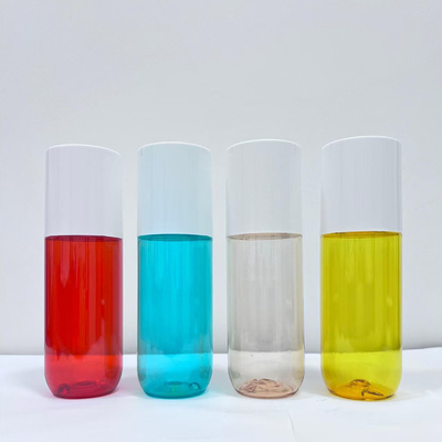Various Colors 150ml Plastic PET Bottle With 15mm Card Cover Cap