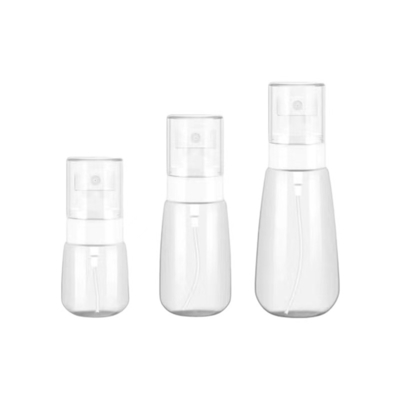 60ml PET Taper Shape Plastic Bottle Used For Shampoo Skincare Customization