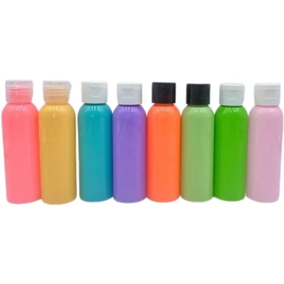 50ml PET Plastic Bottle With Screw Cap Multiple Colors For Liquid