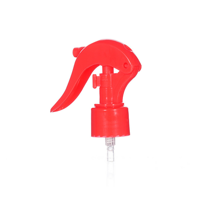 Red Color Appearance 24 / 410 All Plastic Mini Trigger Sprayer Used For Cleaning