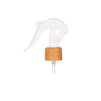 Wooden Circle Closure Mini Trigger Sprayer 24 / 410 Support Customization