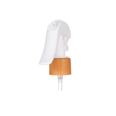 Wooden Circle Closure Mini Trigger Sprayer 24 / 410 Support Customization