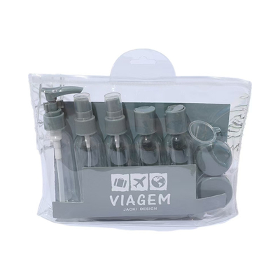 Plastic Collar 50ml Customized Travel Set for Skincare Essentials