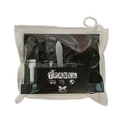 Personalized Logo Option 6 Piece Skincare Travel Bottle Set for Washing Package