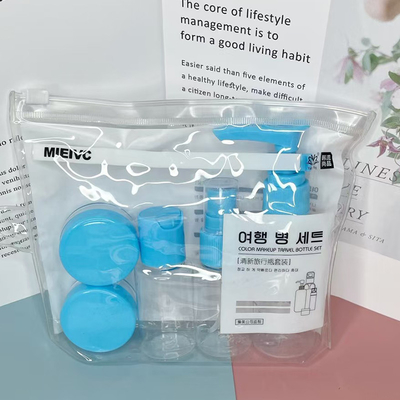 Stylish Type 50ml+40ml 7 Pieces Travel Bottle Set Used For Skincare