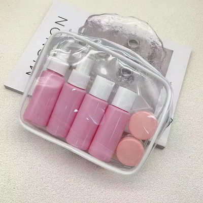 Delicate Design 50ml Plastic Travel Bottle Set With Luxurious Appearance