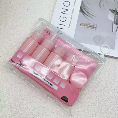 Delicate Design 50ml Plastic Travel Bottle Set With Luxurious Appearance