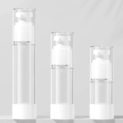 Mass Production 30ml Airless Pump Bottle with Various Specifications Plastic Base Material