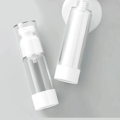 Mass Production 30ml Airless Pump Bottle with Various Specifications Plastic Base Material