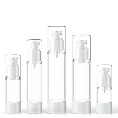 Mass Production 30ml Airless Pump Bottle with Various Specifications Plastic Base Material
