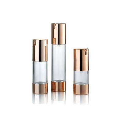 Aluminum Wooden 30 ml Airless Pump Bottle With Customized Colors