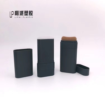 Customized 20G Plastic Blush Stick Empty Container Both Sides Deodorant And Brush