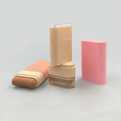 Customized 20G Plastic Blush Stick Empty Container Both Sides Deodorant And Brush