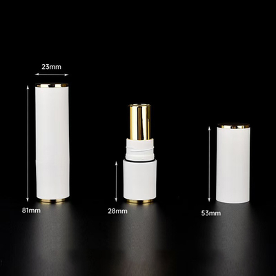 4G Lipstick Tube Empty Cosmetic Packaging with Seal Ring Customized Colors and Plastic Material