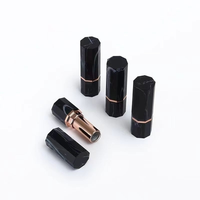 Luxury Customized Hexagon Shape Empty Lipstick Cases With Seal Ring