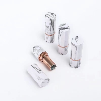 Luxury Customized Hexagon Shape Empty Lipstick Cases With Seal Ring