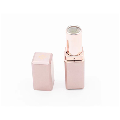 5-6g Capacity Square Empty Lipstick Tube with Four Leaf Clover Printing and Plastic Material