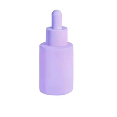 Customized Macaron Glass Empty Essential Oil Bottle With Dropper Cap