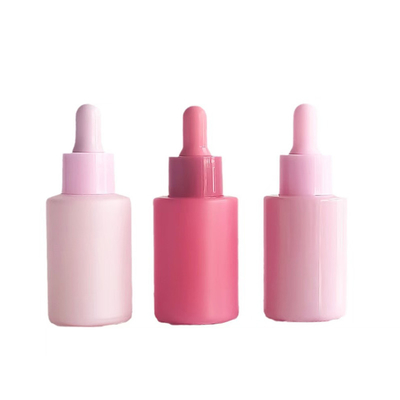 Macaron Colorful Customized Colors Glass Essential Oil Bottle and Plastic Smooth Dropper