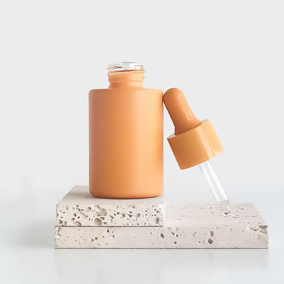 Macaron Colorful Customized Colors Glass Essential Oil Bottle and Plastic Smooth Dropper