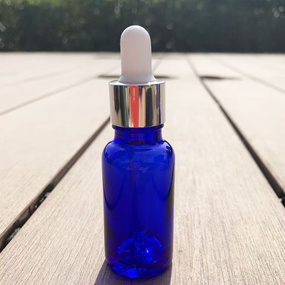 Matt Blue Essential Oil Empty Glass Bottle Reusable And Recyclable