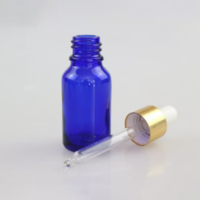 Matt Blue Essential Oil Empty Glass Bottle Reusable And Recyclable