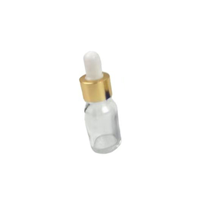 Clear Glass Essential Oil Bottle With Aluminum Dropper Whole Set